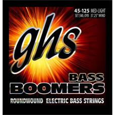 Струны для бас-гитары GHS 5ML-DYB Boomers Roundwound Medium Light 5-String 45/125