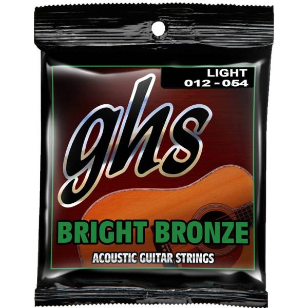 Струни для акустичної гітари GHS BB30L Bright Bronze Light 12/54