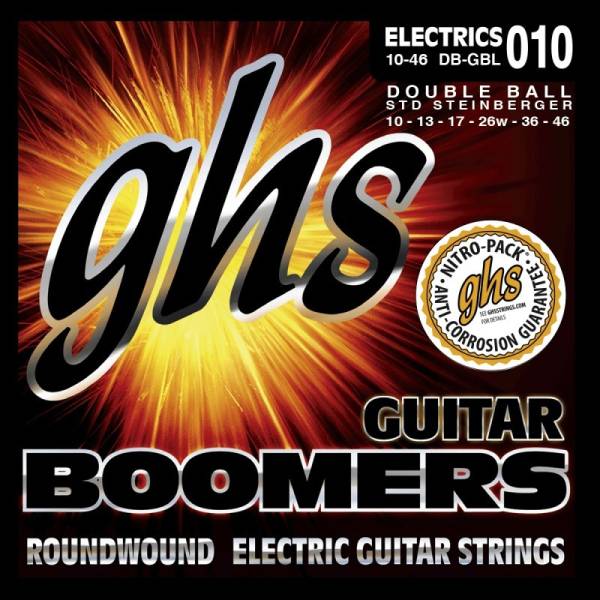 Струни для електрогітари GHS DB-GBL Boomers Double Ball Light 10/46