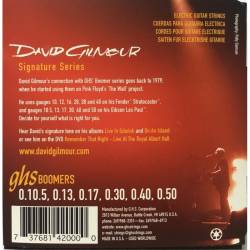 Струни для електрогітари GHS GB-DGG Boomers David Gilmour Signature 10.5/50