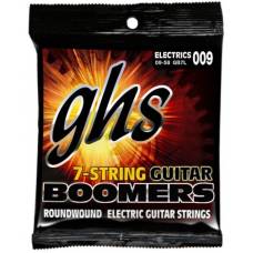 Струны для электрогитары GHS GB7L Boomers Light 7-Strings 9/58