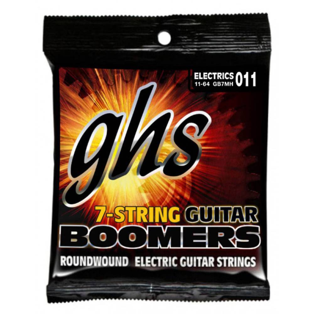 Струни для електрогітари GHS GB7MH Boomers Medium Heavy 7-Strings 11/64