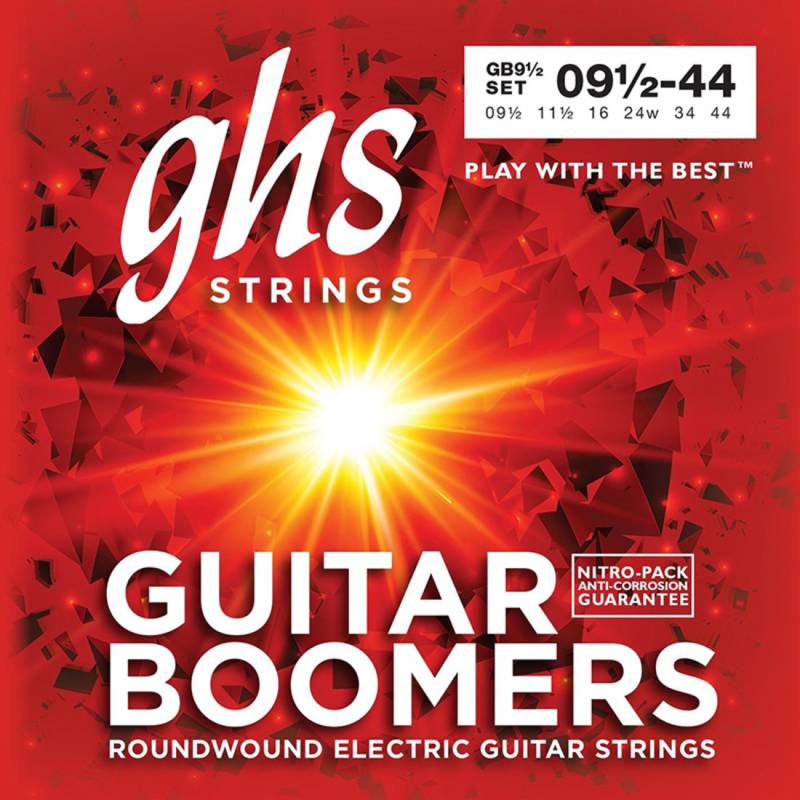 Струны для электрогитары GHS GB9 1/2 Boomers Medium Light 9.5/44
