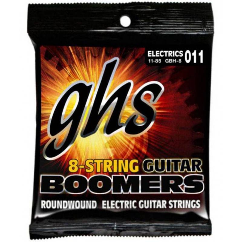 Струны для электрогитары GHS GBH-8 Boomers Heavy 8-Strings 11/85