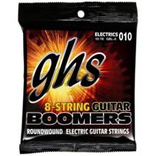 Струны для электрогитары GHS GBL-8 Boomers Light 8-Strings 10/76