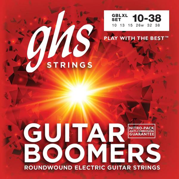 Струни для електрогітари GHS GBLXL Boomers Light/Extra Light 10/38