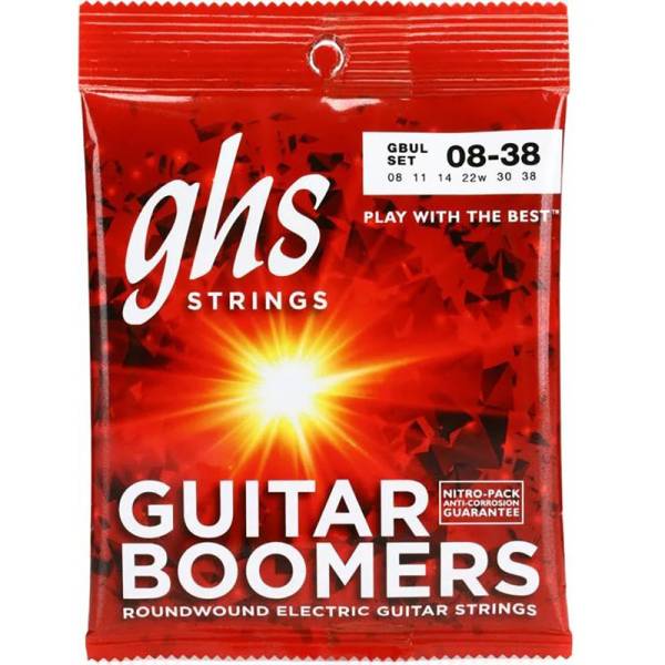 Струни для електрогітари GHS GBUL Boomers Ultra Light 8/38