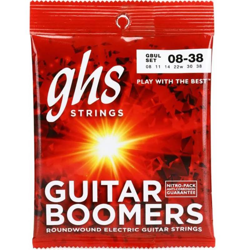 Струны для электрогитары GHS GBUL Boomers Ultra Light 8/38