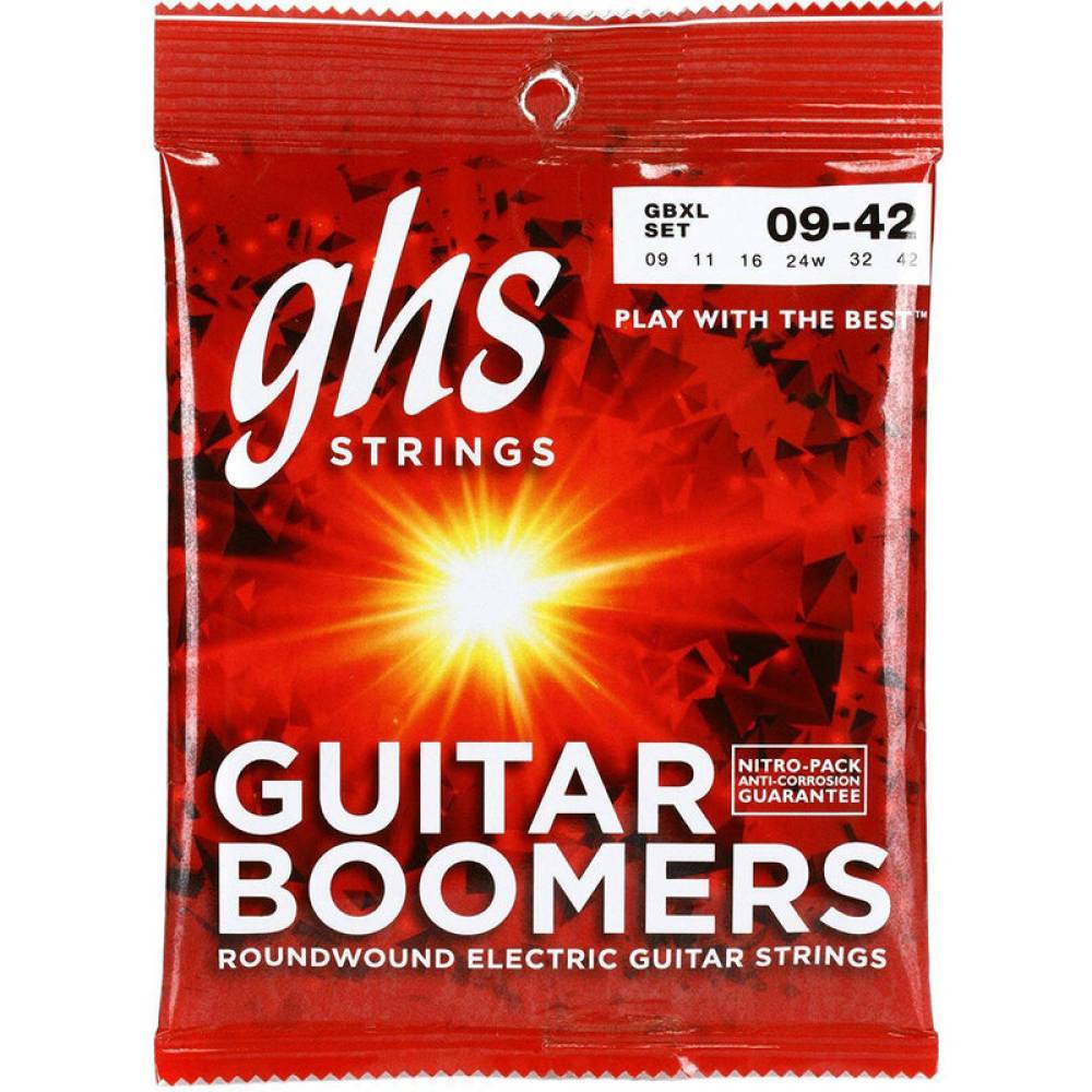 Струни для електрогітари GHS GBXL Boomers Extra Light 9/42