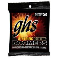 Струны для электрогитары GHS GBXL-8 Boomers Extra Light 8-Strings 9/72