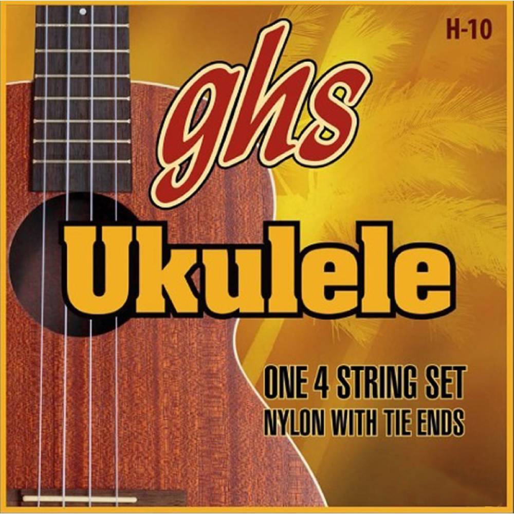 Струни для укулеле GHS H-10 Black Nylon Soprano/Concert Tie End