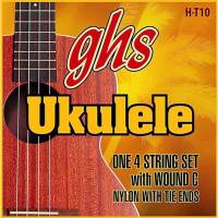 Струны для укулеле GHS H-T10 Black Nylon Tenor Wound C Tie End