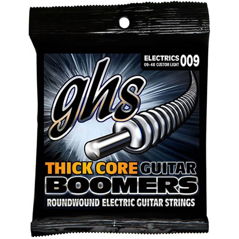 Струны для электрогитары GHS HC-GBCL Thick Core Boomers Custom Light 9/48