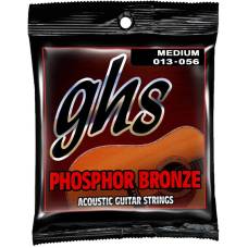 Струни для акустичної гітари GHS S335 Phosphor Bronze Medium 13/56
