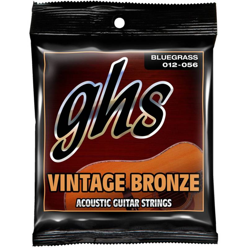 Струны для акустической гитары GHS VN-B Vintage Bronze Bluegrass 12/56