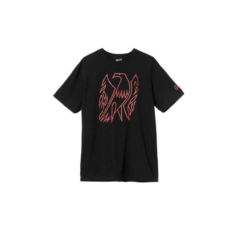 Футболка мужская классическая с логотипом GIBSON FIREBIRD T-SHIRT (BLACK) M