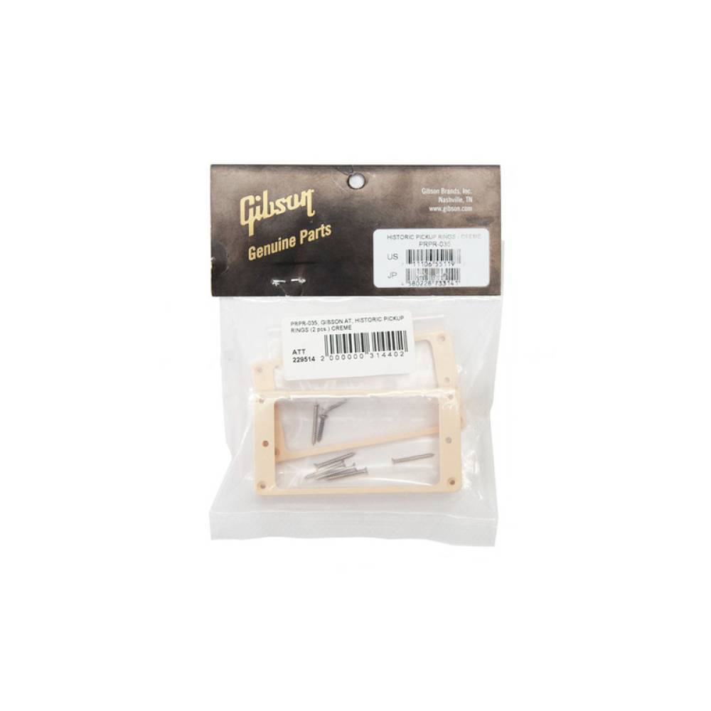 Рамка для звукоснимателя Gibson Historic Pickup Rings (2 pcs.) Creme Рамка для звукоснимателя Gibson Historic Pickup Rings (2 pcs.) Creme
