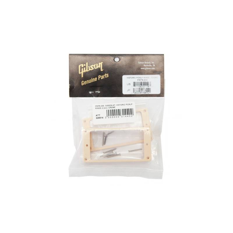 Рамка для звукоснимателя Gibson Historic Pickup Rings (2 pcs.) Creme