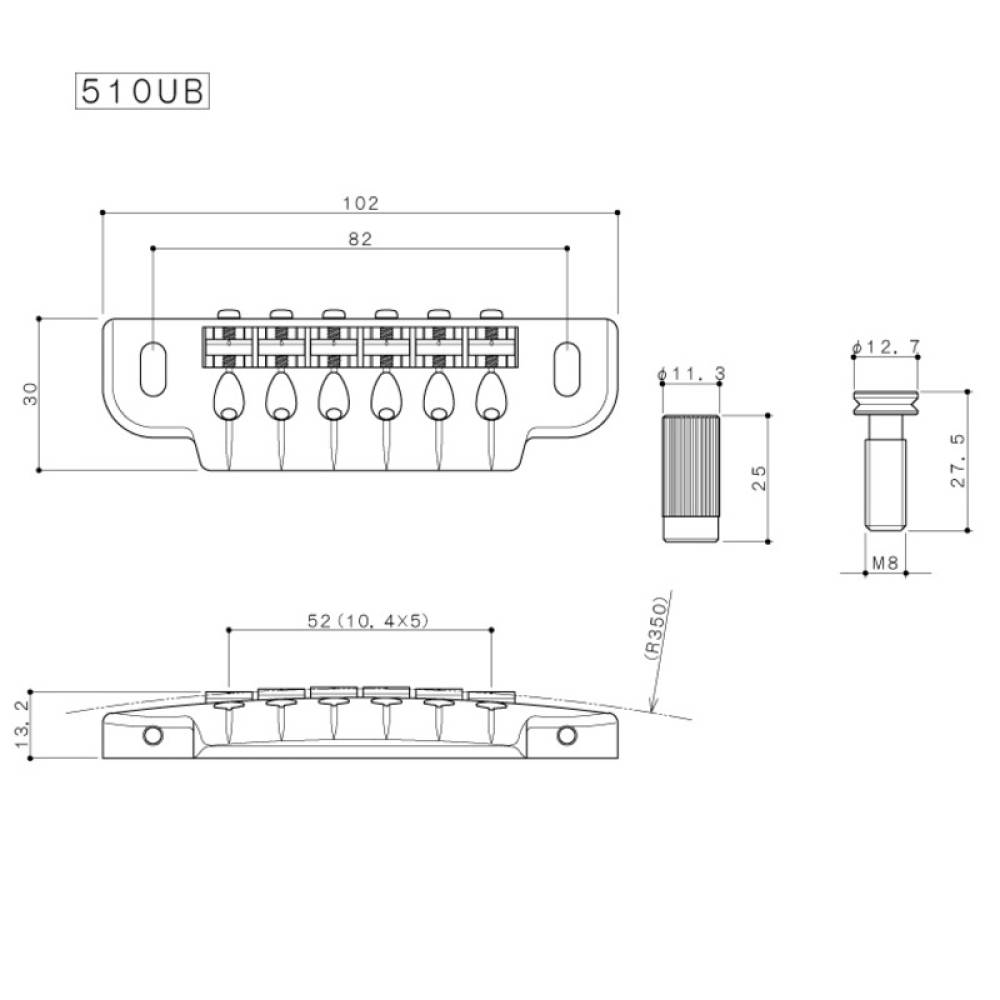 Тремоло GOTOH 510UB (GG)