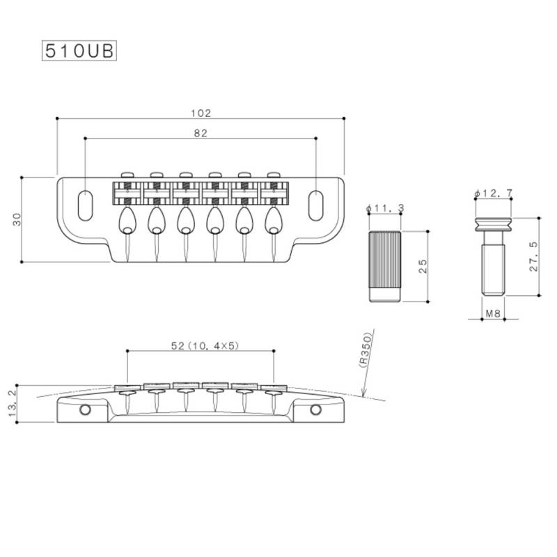 Тремоло GOTOH 510UB (GG)