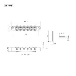 Бридж GOTOH GE104B (B)