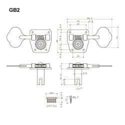Колки GOTOH GB2L N