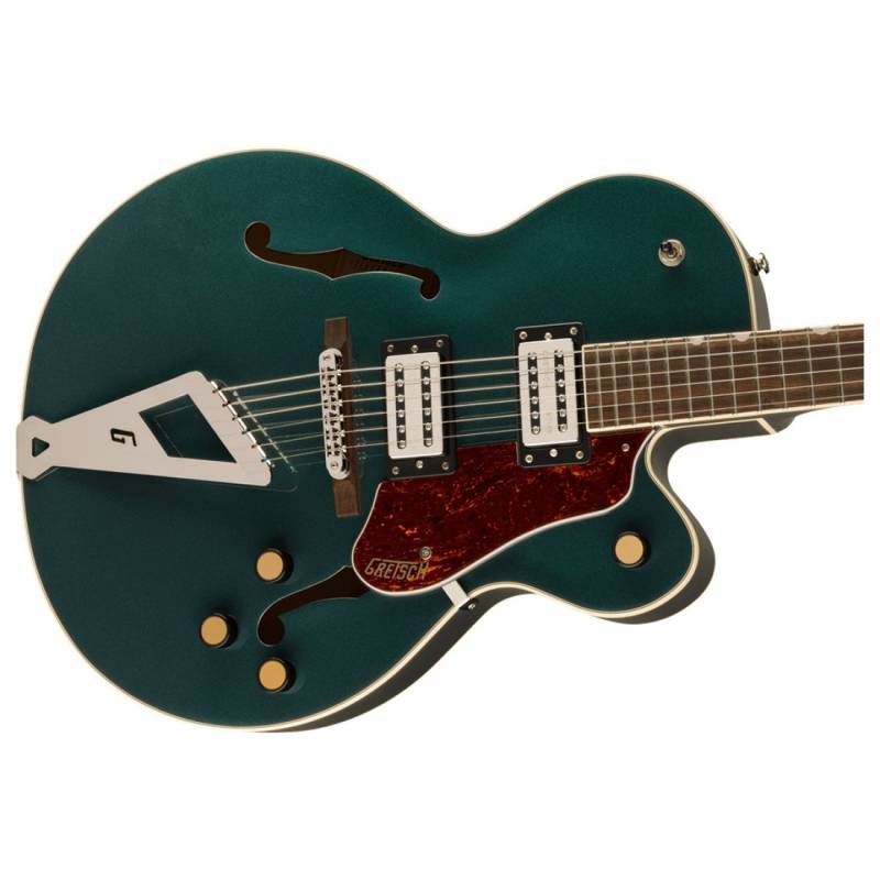 Электроакустическая/Полуакустическая гитара GRETSCH G2420 STREAMLINER HOLLOW BODY WITH CHROMATIC II TAILPIECE CADILAC GREEN