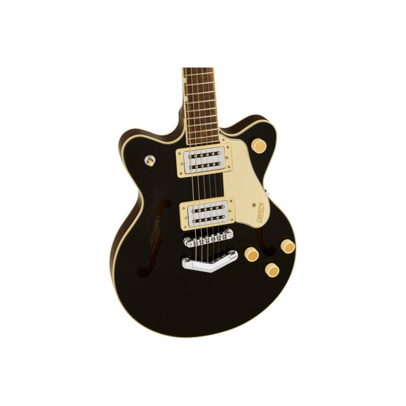 Электроакустическая/Полуакустическая гитара GRETSCH G2655 STREAMLINER CENTER BLOCK JR. DOUBLE-CUT WITH V-STOPTAIL BLACK