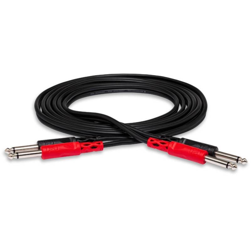 Кабель акустический двойной Hosa CPP-201 Dual TS 1 м.