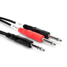 Кабель акустичний Hosa STP-202 1/4 TRS - Dual 1/4 TS