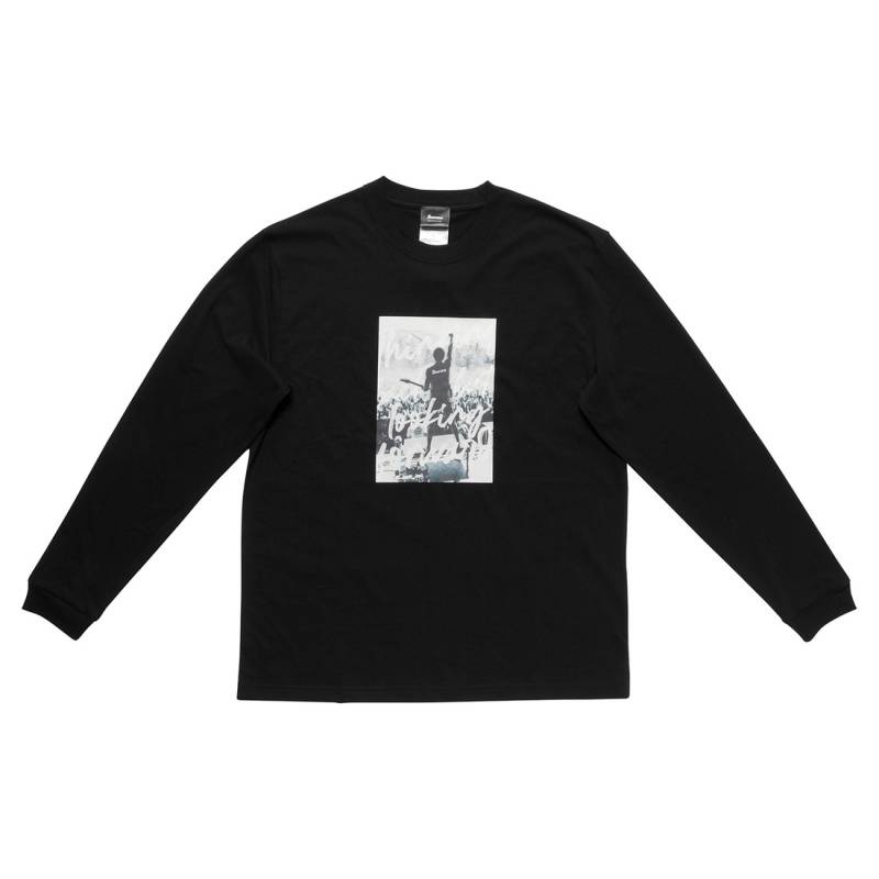 Футболка мужская классическая с логотипом  IBANEZ IBAL001XXL LONGSLEEVE BLACK XXL SIZE
