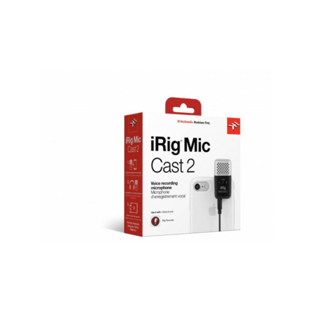 Микрофон для смартфонов Ik Multimedia IRIG MIC CAST 2 Микрофон для смартфонов Ik Multimedia IRIG MIC CAST 2