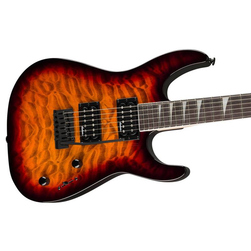 Электрогитара JACKSON JS SERIES DINKY JS20 DKQ 2PT TRANSPARENT TOBACCO BURST