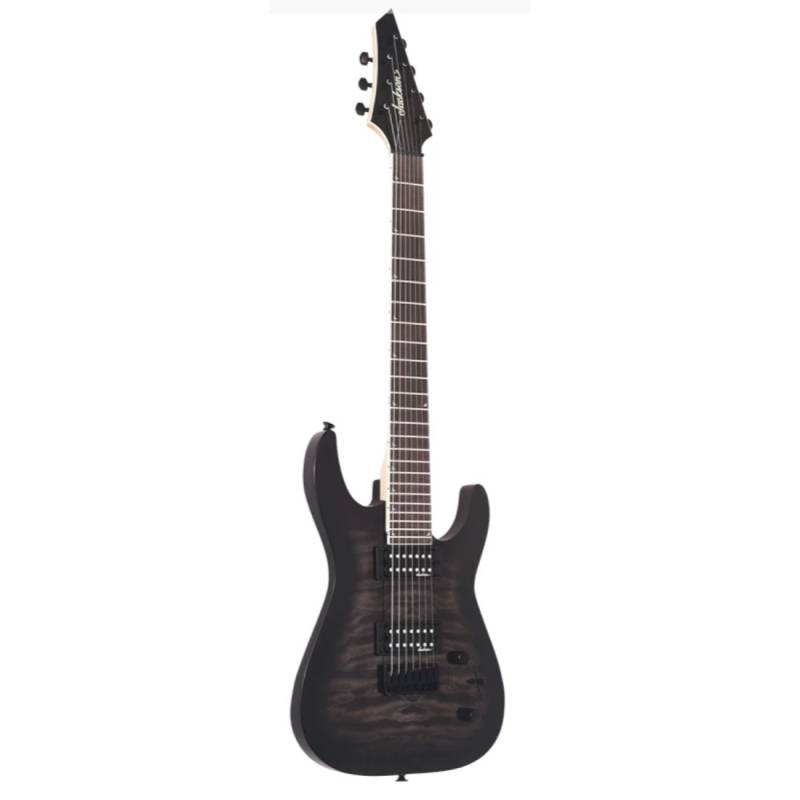 Электрогитара Jackson JS22Q-7 DKA Dinky Arch Top HT Transparent Black Burst