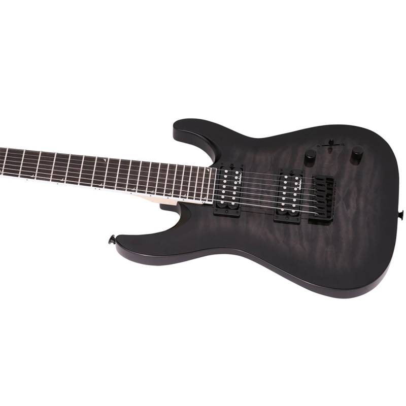 Электрогитара Jackson JS22Q-7 DKA Dinky Arch Top HT Transparent Black Burst