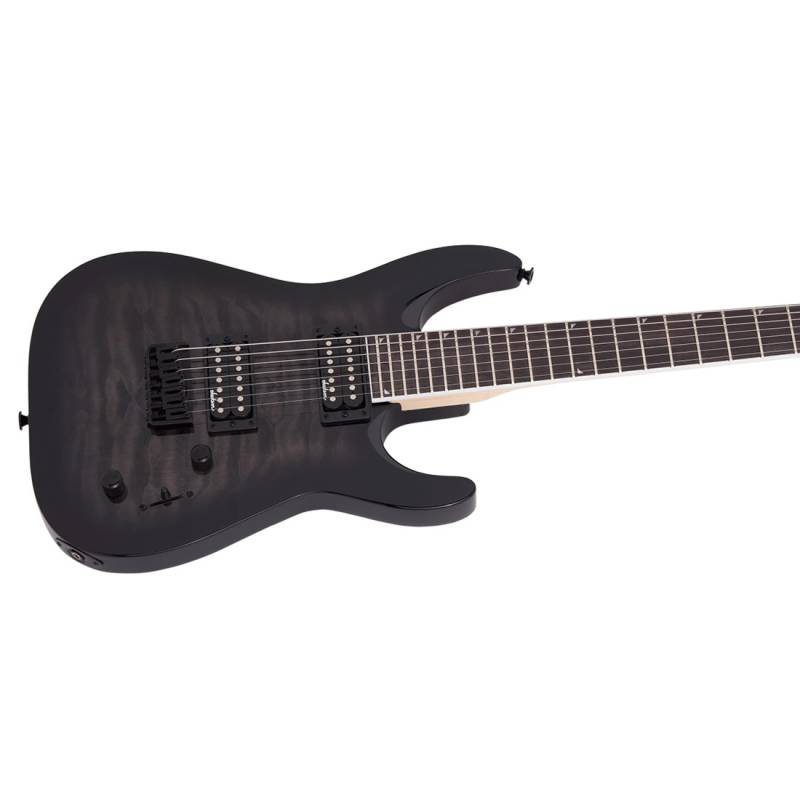 Электрогитара Jackson JS22Q-7 DKA Dinky Arch Top HT Transparent Black Burst