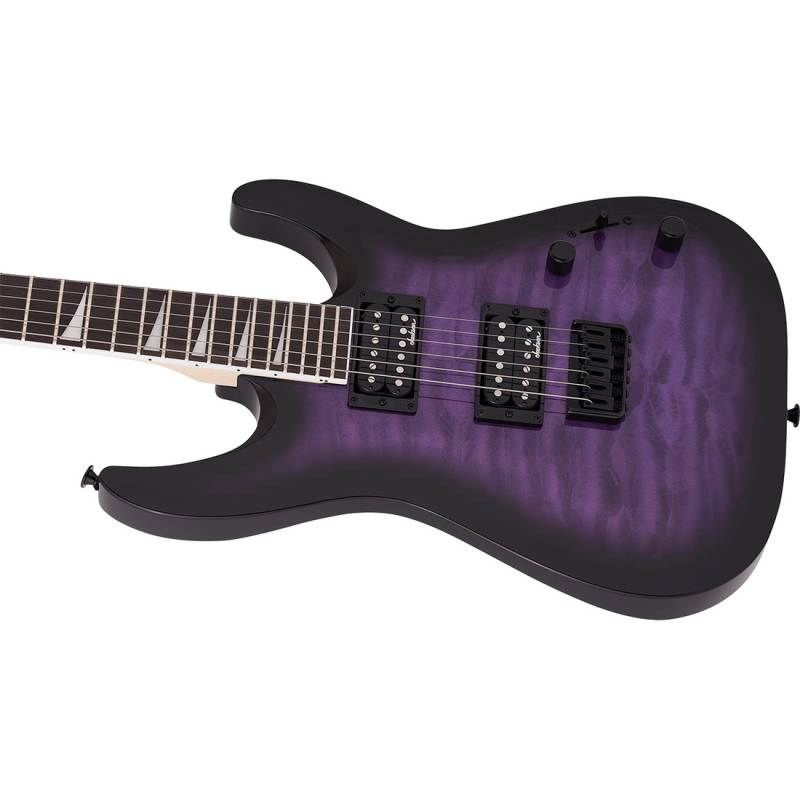 Електрогітара JACKSON JS SERIES DINKY ARCH TOP JS32Q DKA HT TRANSPARENT PURPLE BURST