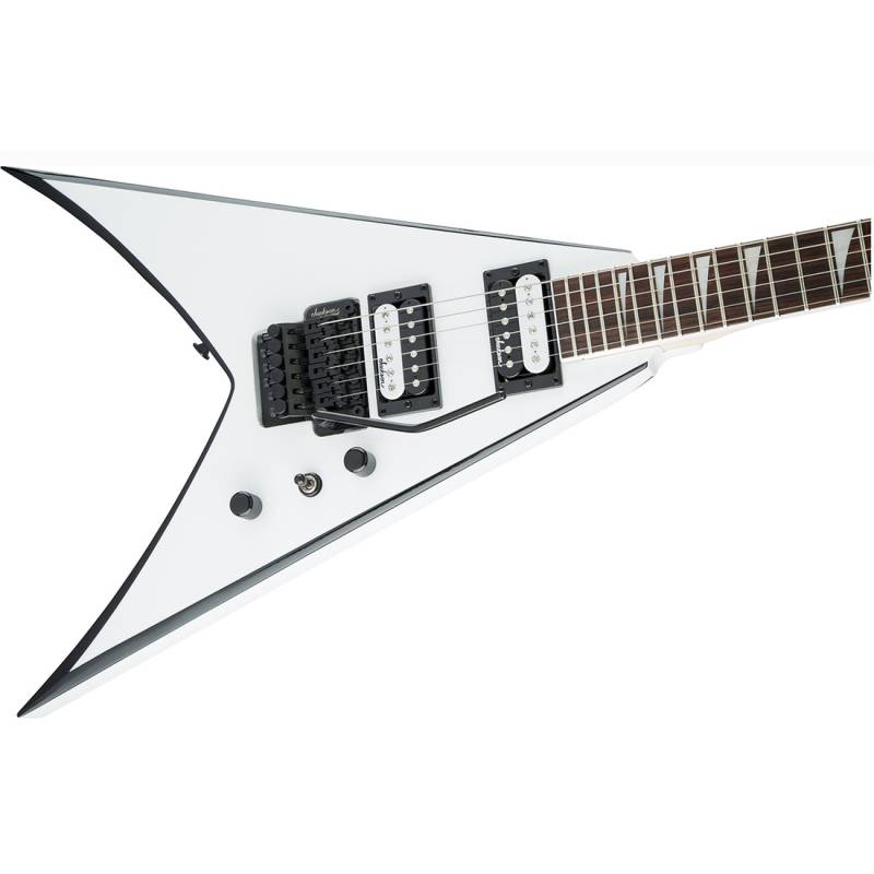 Электрогитара JACKSON JS SERIES KING V JS32 WHITE WITH BLACK BEVELS