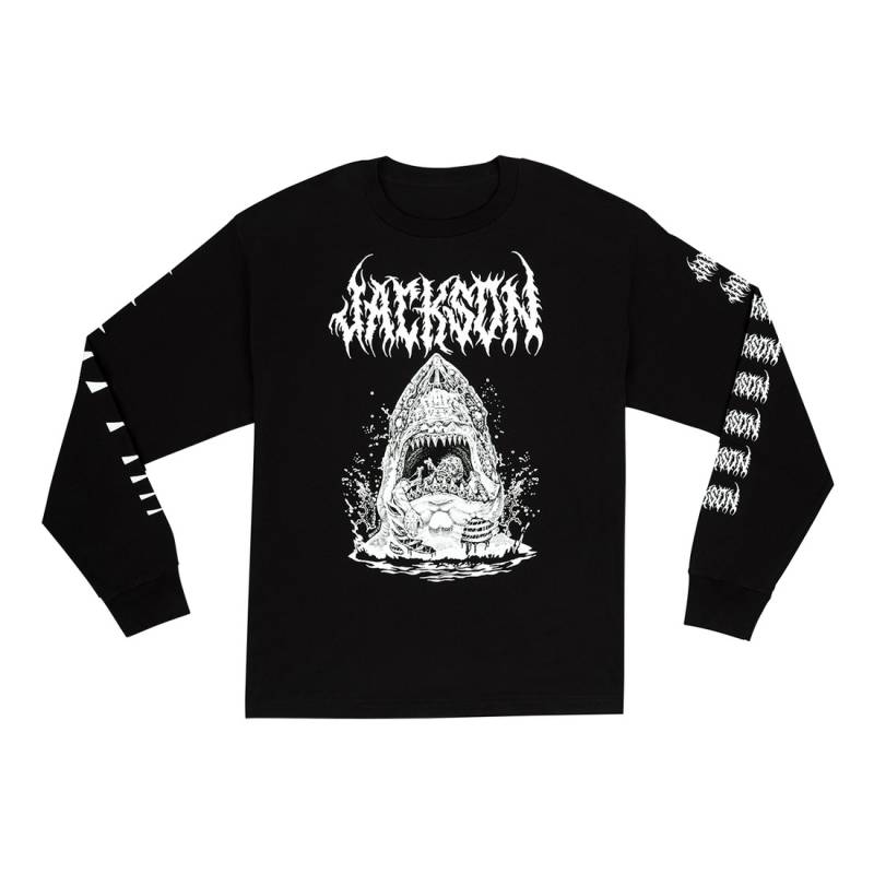 Кофта-толстовка JACKSON SHARKROT LONGSLEEVE T-SHIRT BLACK L