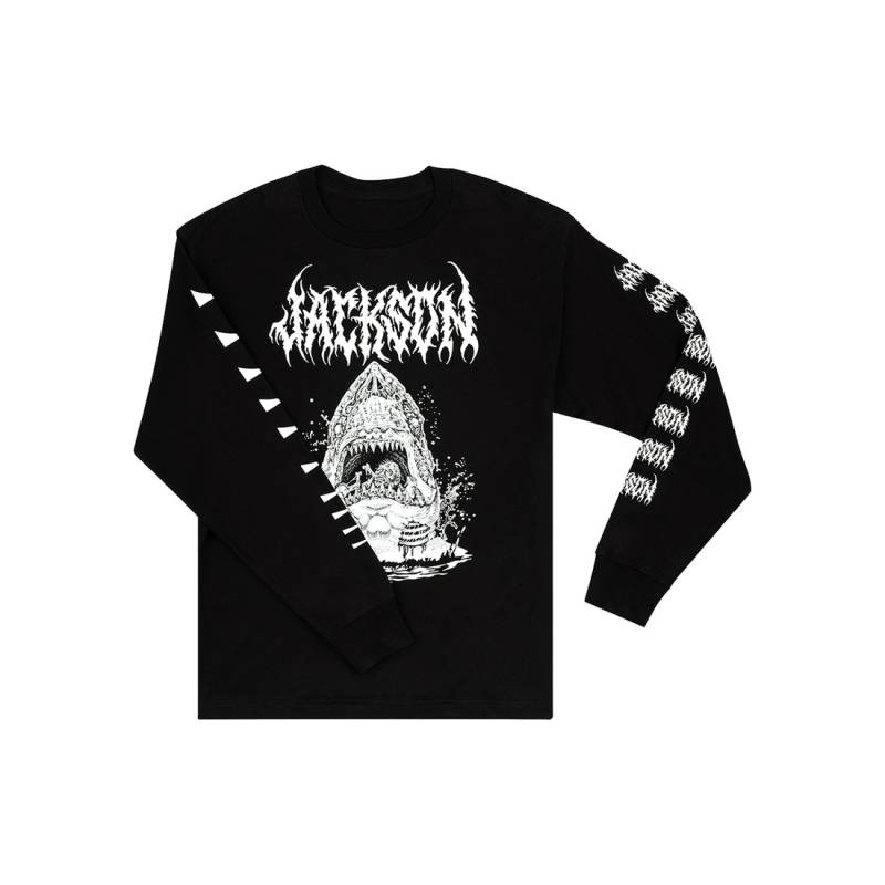 Кофта-толстовка JACKSON SHARKROT LONGSLEEVE T-SHIRT BLACK L