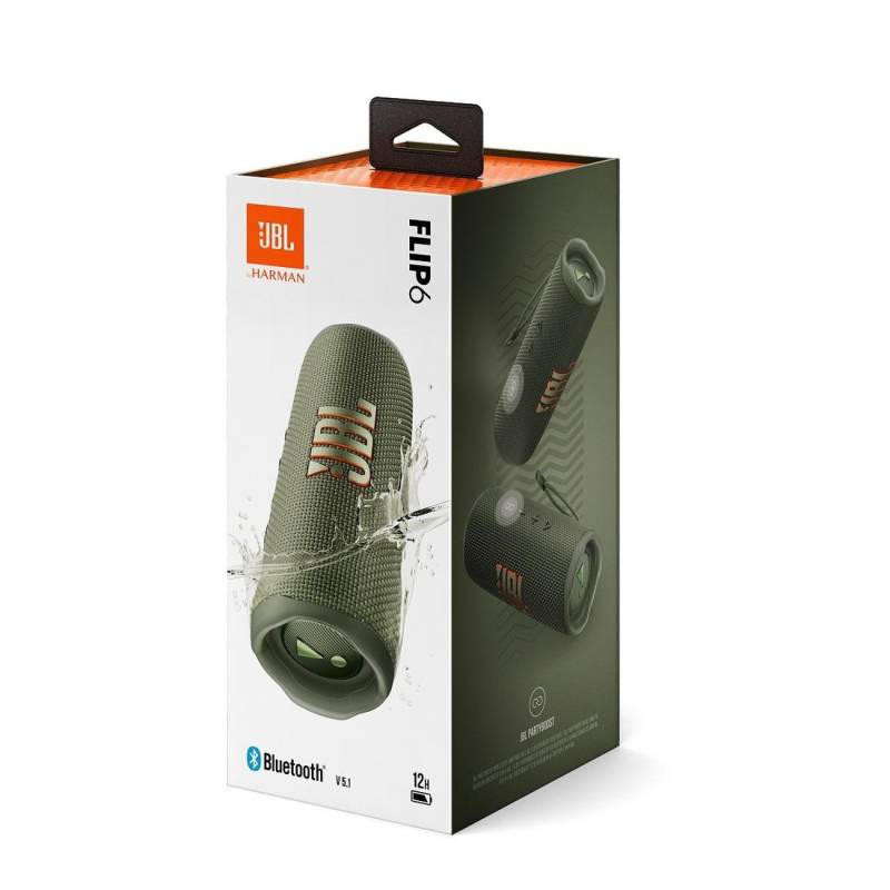 Портативна колонка JBL FLIP 6 GREEN