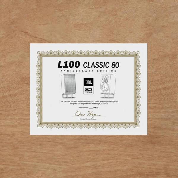 Акустическая система JBL L100 CLASSIC 80