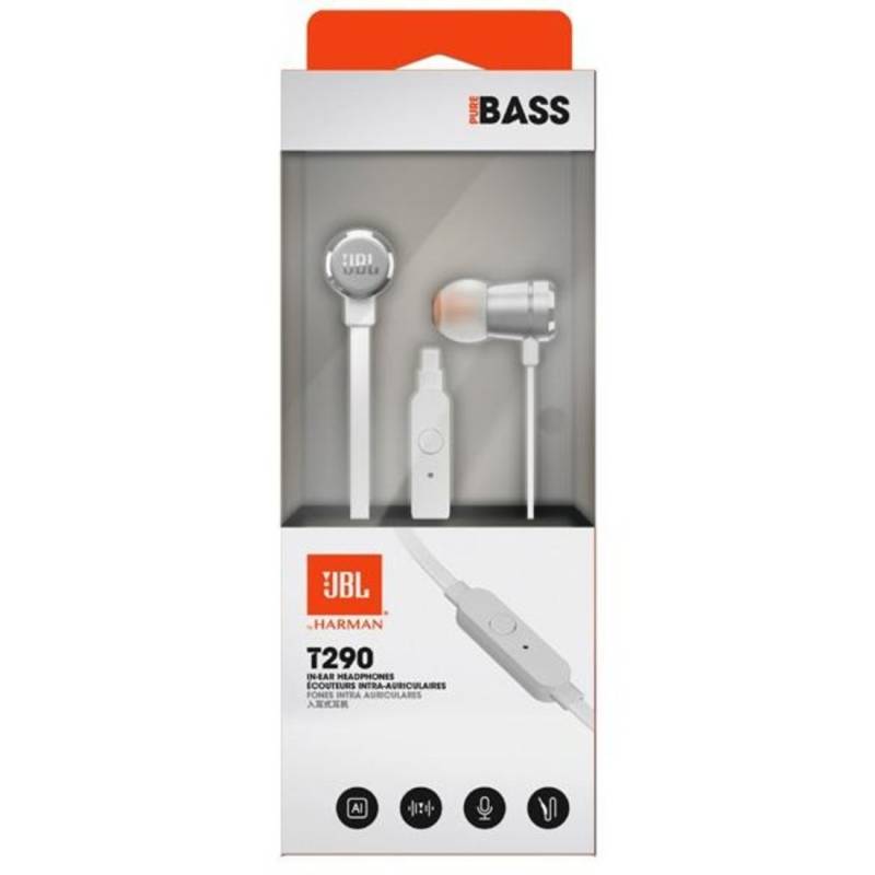 Наушники открытые JBL T290 SILVER