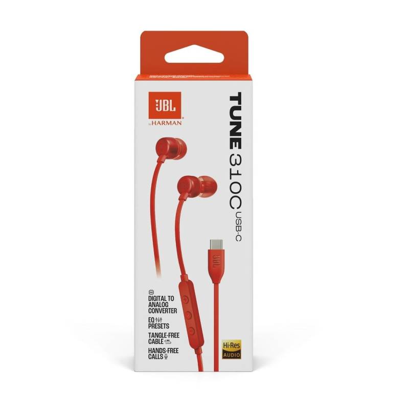 Наушники открытые JBL TUNE 310C RED
