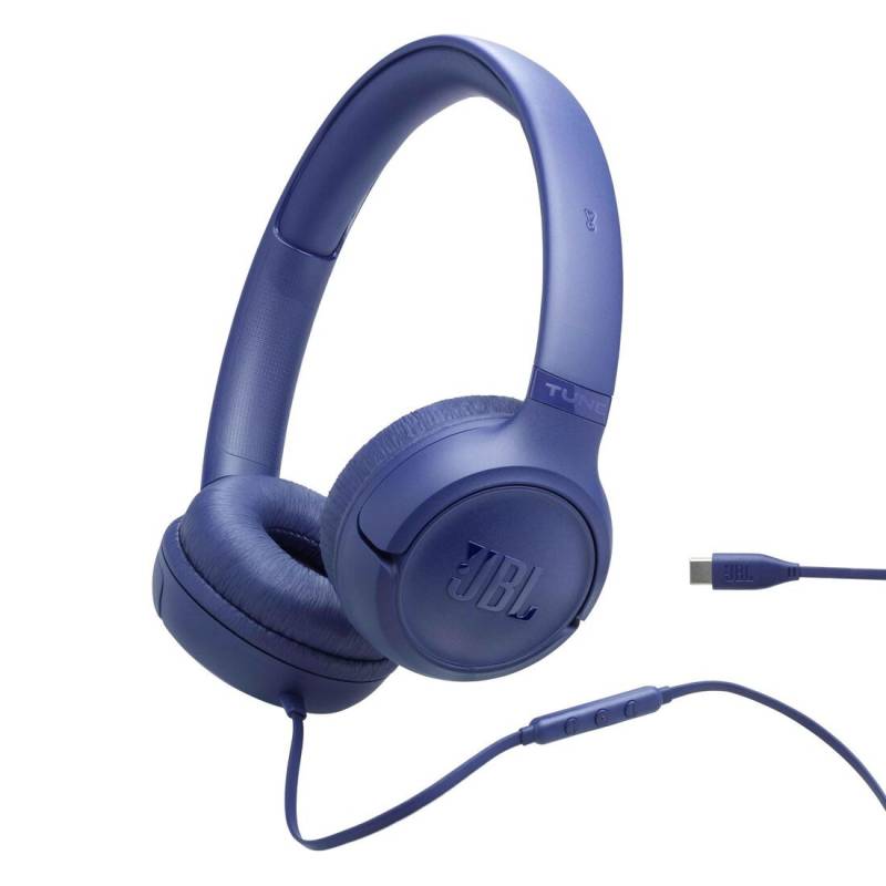 Наушники закрытые JBL TUNE 530C USB-C BLUE