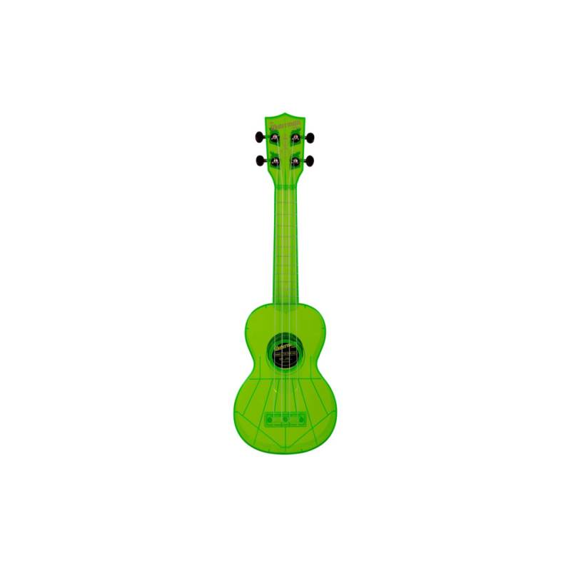 Укулеле KALA WATERMAN FLUORESCENT GREEN SOPRANO UKULELE