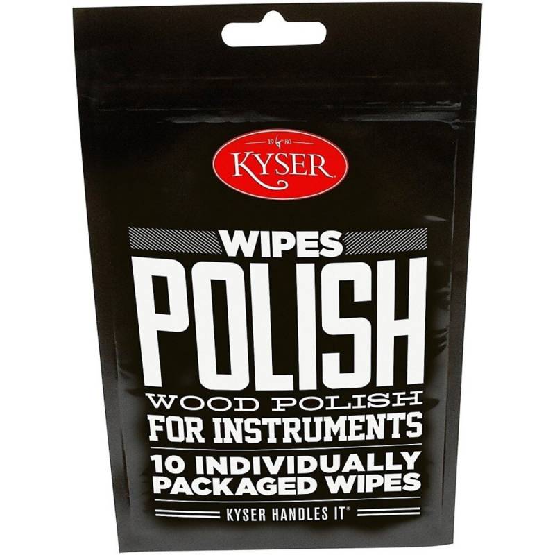 Салфетки с полиролью для ухода за гитарой Kyser K500WIPE