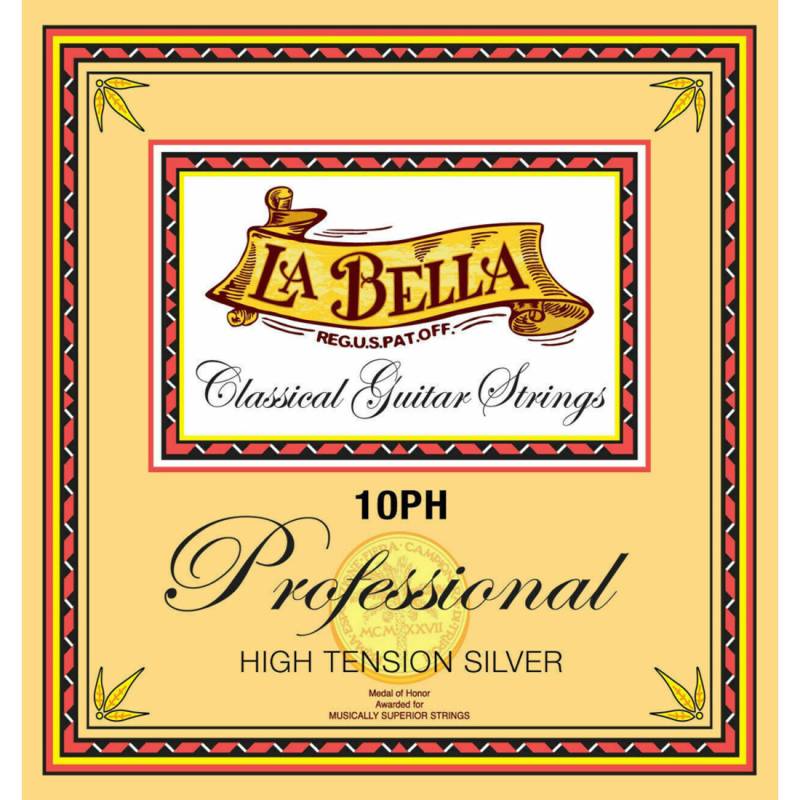 Струны для классической гитары La Bella 10PH Professional High Tension Silver