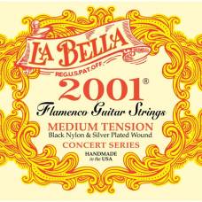Струны для классической гитары La Bella 2001FM Flamenco Medium Tension