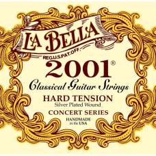 Струны для классической гитары La Bella 2001H Silver Plated Hard Tension
